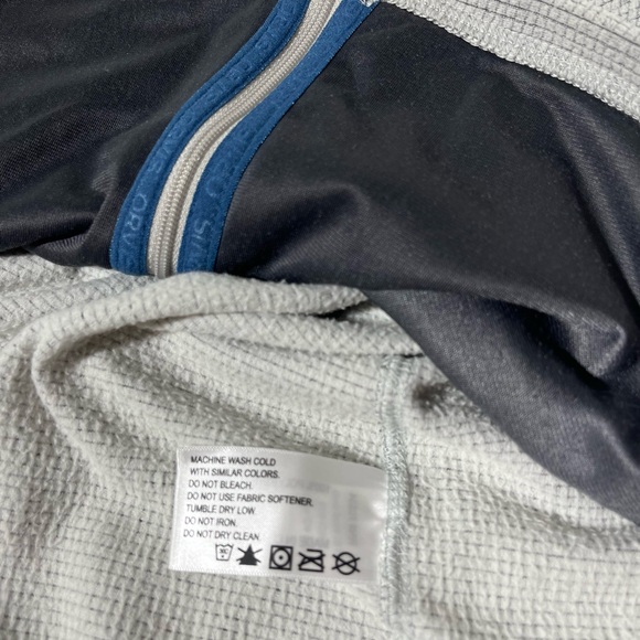 Orvis Stretch Fleece Full Zip Vest Women’s Small Gray Gingham Active Fit B1 - Picture 6 of 11